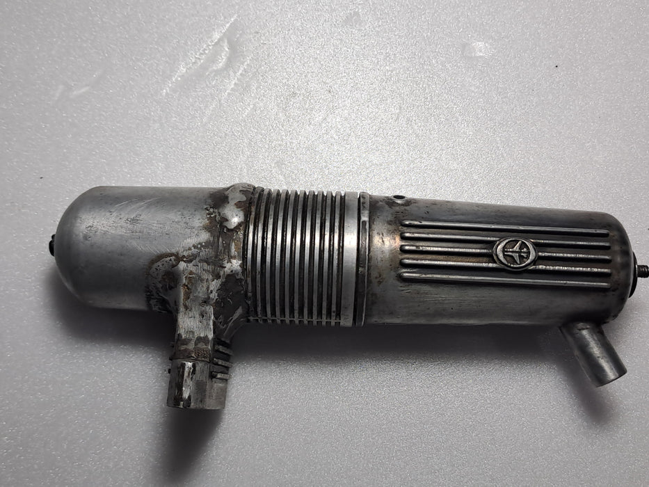 HIROBO SHUTTLE PLUS 0412-125/MUFFLER ASSEMBLY FOR 30 CLASS ENGINE PRE-OWNED