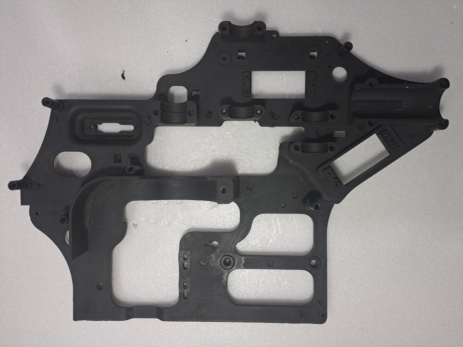 550 SIZE NITRO HELI MAIN FRAME SET PRE-OWNED