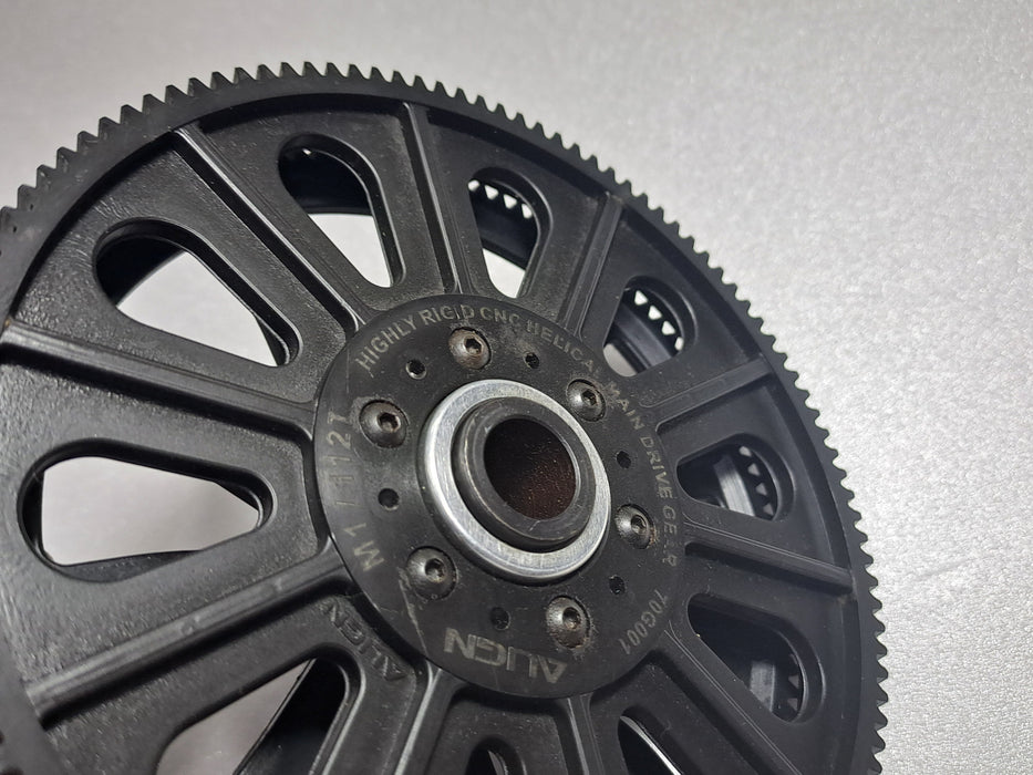 ALIGN T-REX 700 (DFC) CNC SLANT THREAD MAIN DRIVE GEAR-PRE OWNED