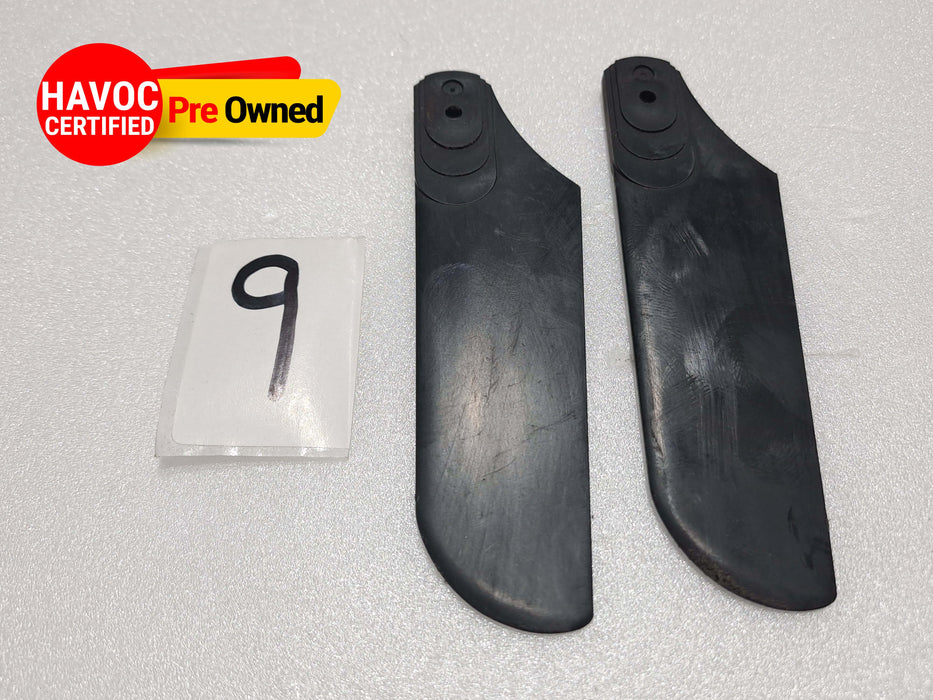 85MM TAIL BLADES PLASTIC (PAIR)PRE OWNED QUALITY