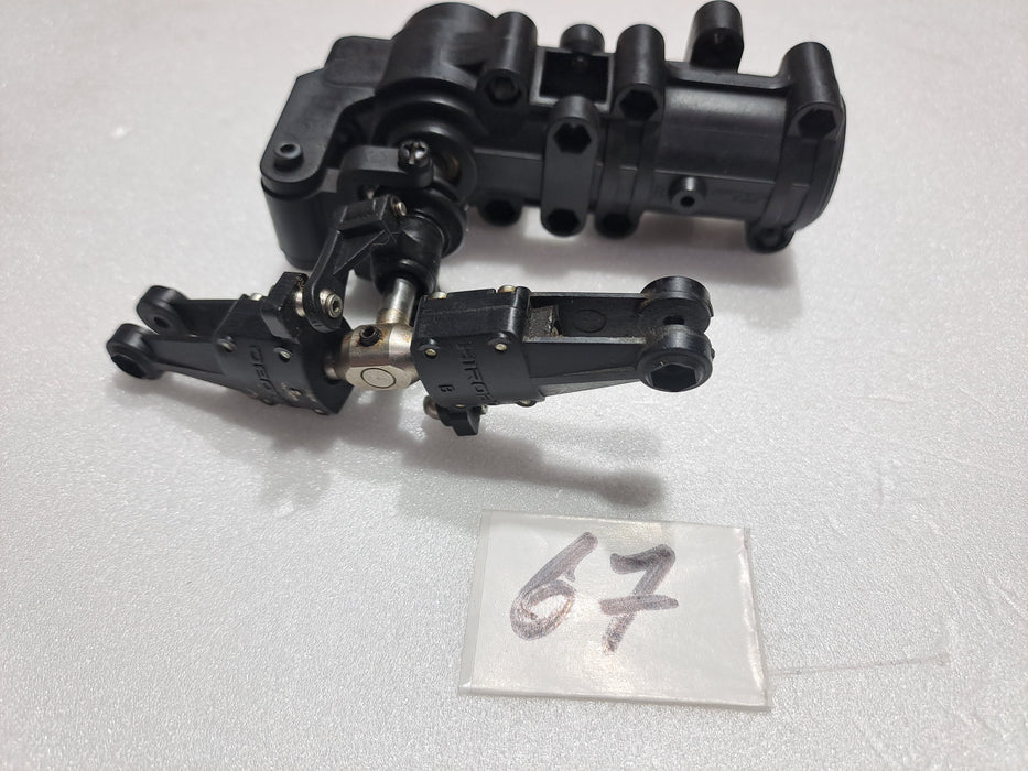HIROBO SST-EAGLE FREYA EVOLUTION 80-90 TAIL ASSEMBLY SET (DAMAGED SHAFT)PRE OWNED QUALITY