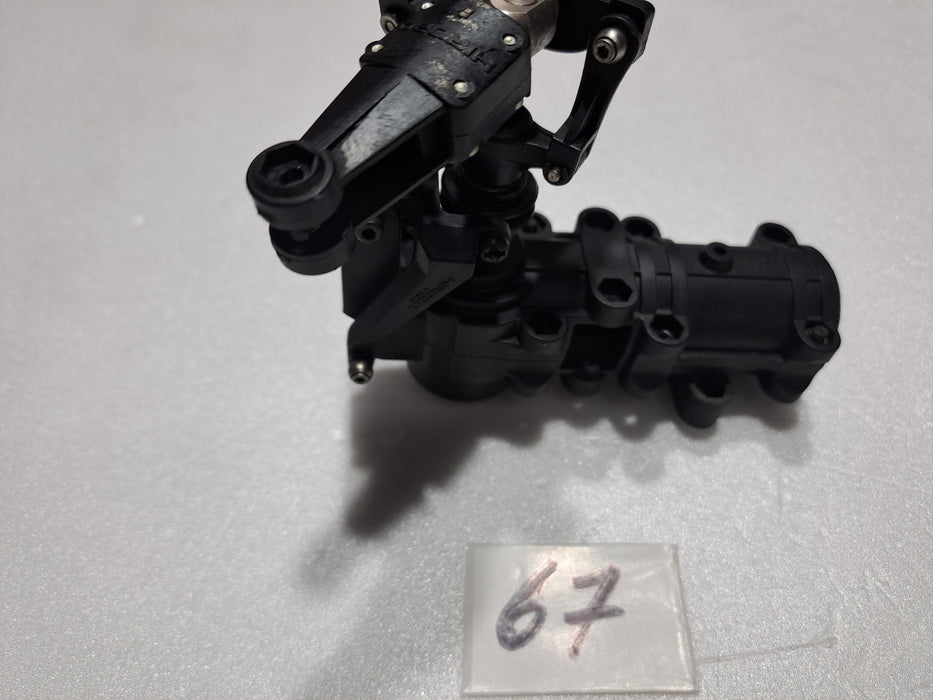 HIROBO SST-EAGLE FREYA EVOLUTION 80-90 TAIL ASSEMBLY SET (DAMAGED SHAFT)PRE OWNED QUALITY