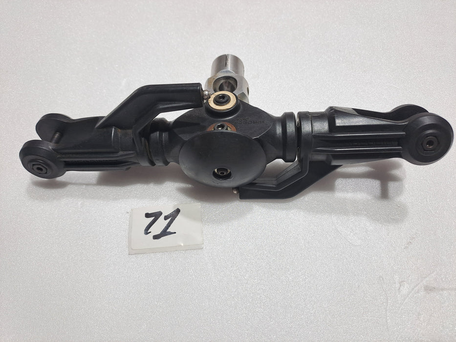 HIROBO SST-EAGLE FREYA EVOLUTION 80-90 MAIN HEAD ASSEMBLY SET WITHOUT FLYBAR PRE OWNED QUALITY