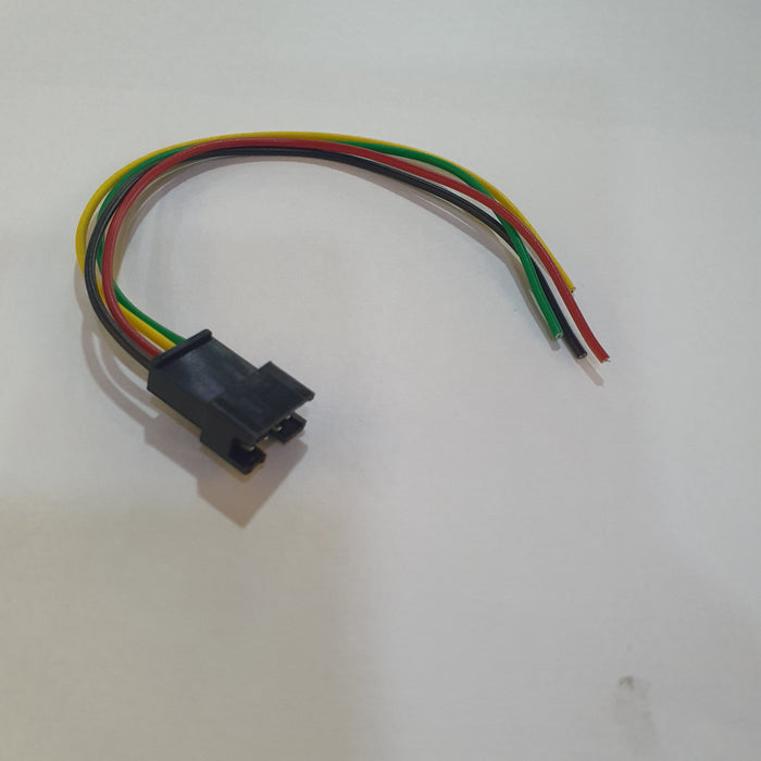 BLACK JST 4PIN MALE CONNECTOR