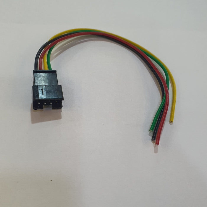 BLACK JST 4PIN MALE CONNECTOR