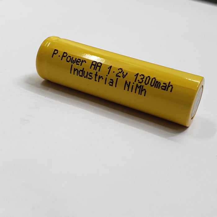 1.2V 1300MAH AA NIMH FLAT HEAD RECHARGEABLE BATTERY