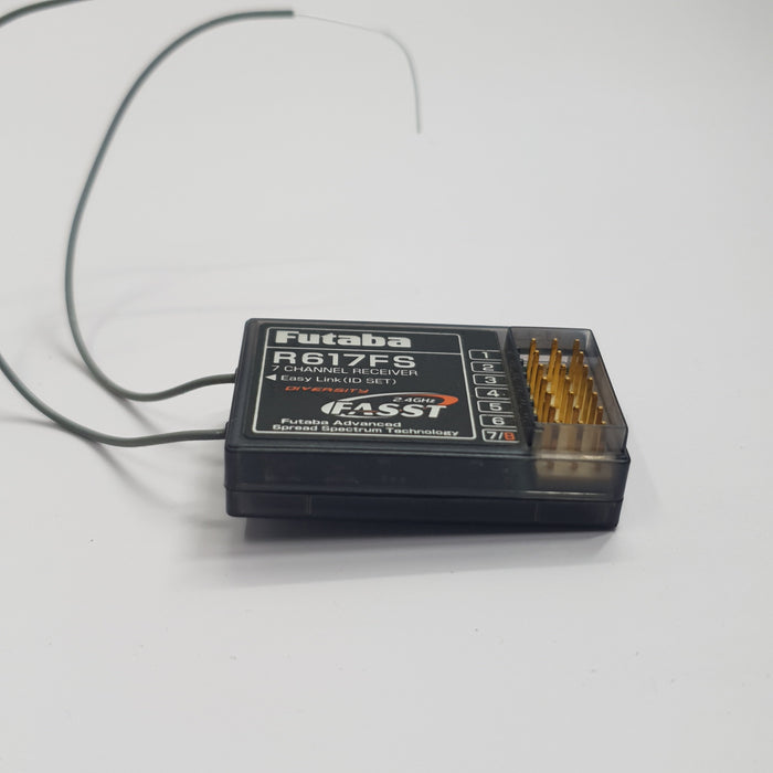 FUTABA TRANSMITTER T6EX WITH R617FS 7CH RECEIVER QUALITY PRE-OWNED