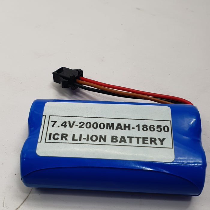 7.4V 2000MAH-18650 Lithium ion Rechargeable Battery Pack
