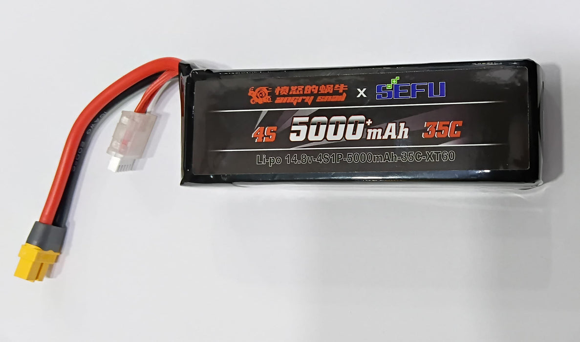 LIPO 14.8V 4S 35C 5000MAH BATTERY XT60 PLUG MJX HYPER GO