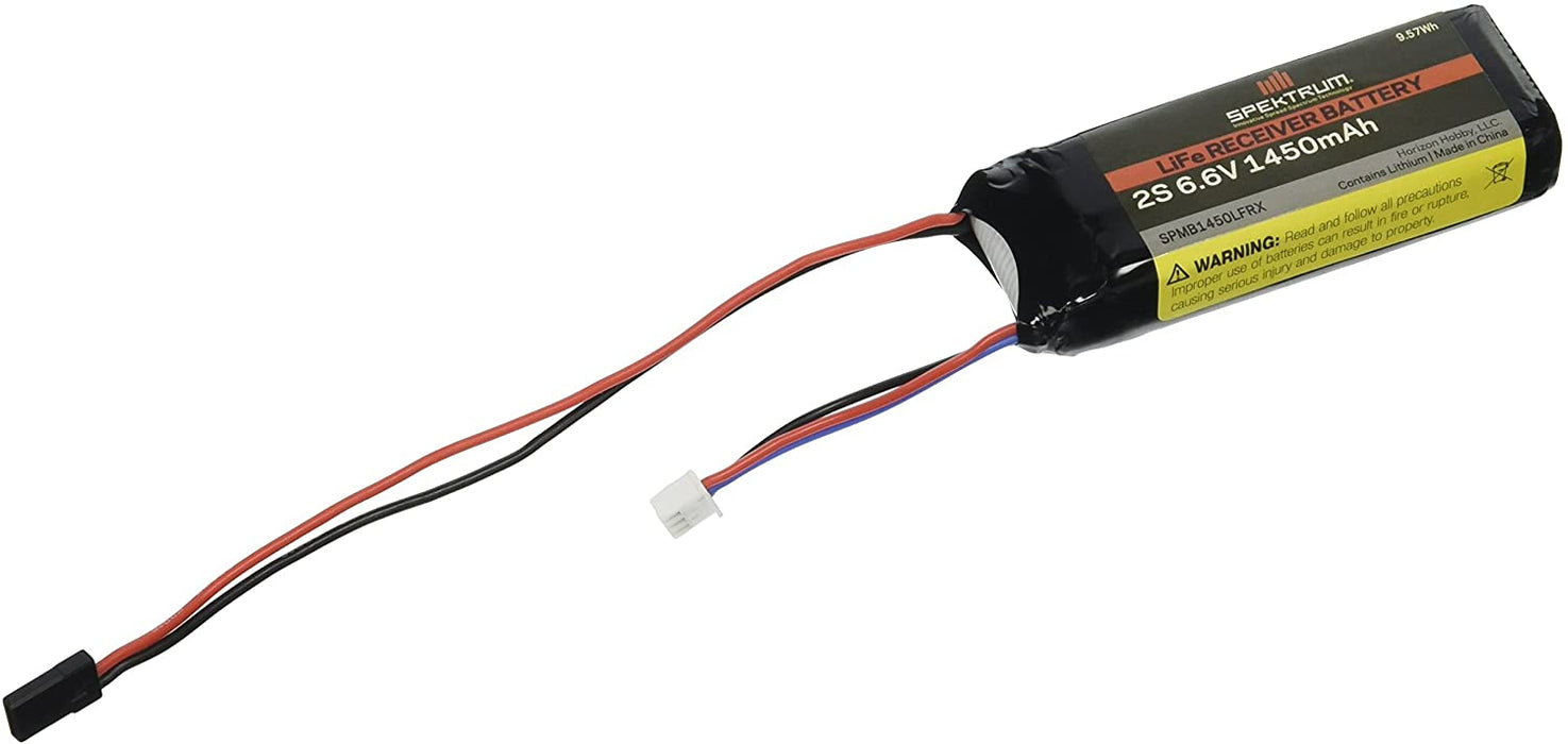Spektrum 1450mAh 2S 6.6V Li-Fe Receiver Battery