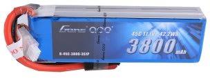 Lipo 11.1V 3800Mah 45C 3S Gens Ace  Battery