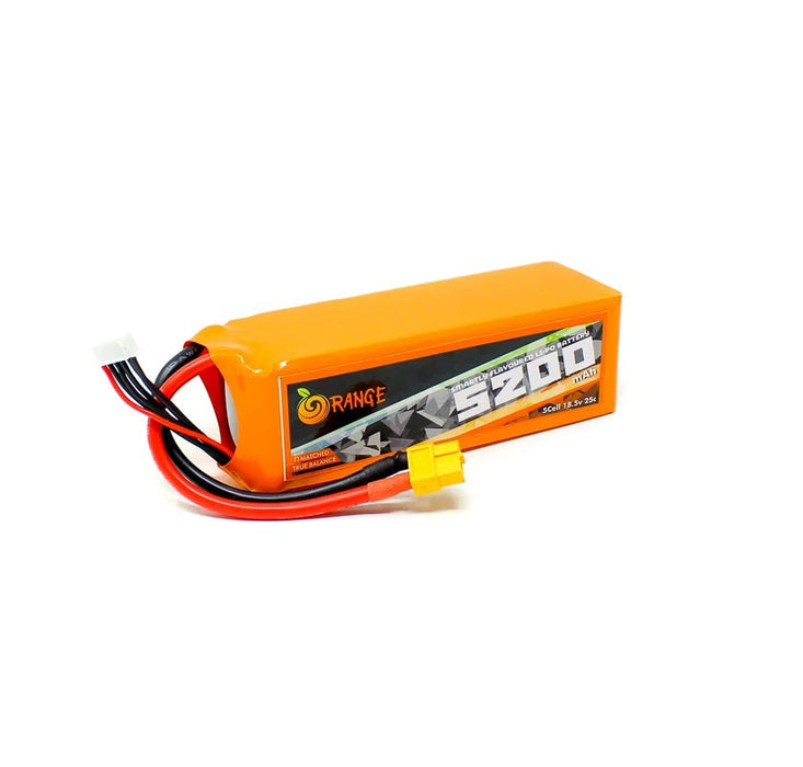 Lipo 18.5V 5200Mah 5S 25C/50C Orange Battery Pack