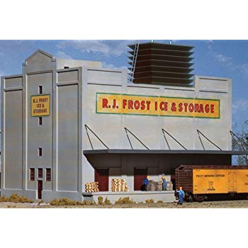 WALTHERS CORNERSTONE HO SCALE RJ FROST ICE & STORAGE MODEL KIT 933-3020
