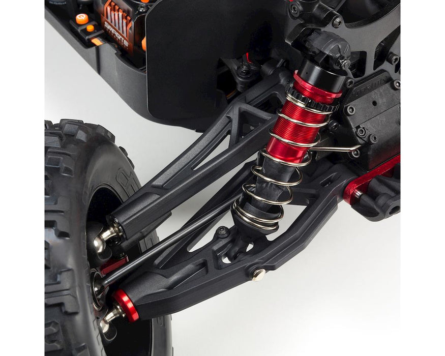 Arrma Kraton 6S BLX RTR 1/8 4WD Brushless Monster Truck (Red) (V5) W/SLT3 2.4Ghz Radio ARA8608V5T1
