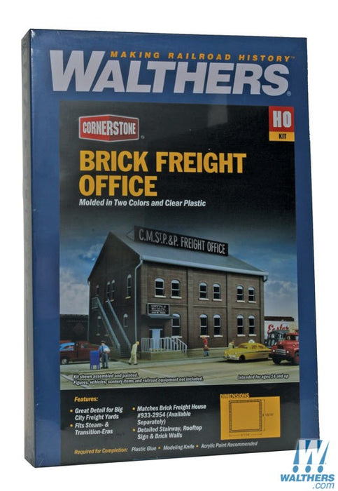 Ho Scale Brick Freight Office #933-2953