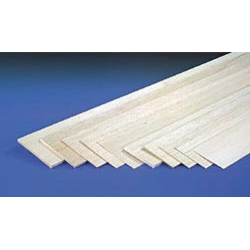 BALSA SHEET 1 MM (1X100X1000MM) PACK OF 10PC