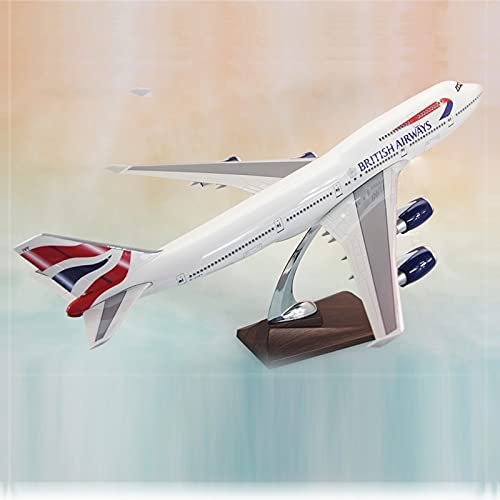 AIRPLANE DIECAST METAL BRITISH AIRWAYS A380 RESIN 47CM