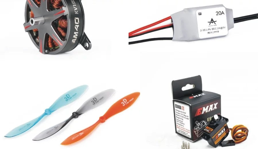 Power Combo 2 (Motor/Esc/Prop/Servo)