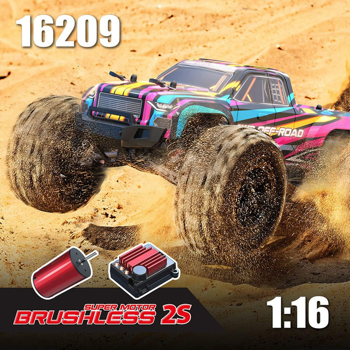 RC CAR MJX 4WD 1/16SCALE OFF ROAD RTR #16209 OFF ROAD TRUCK