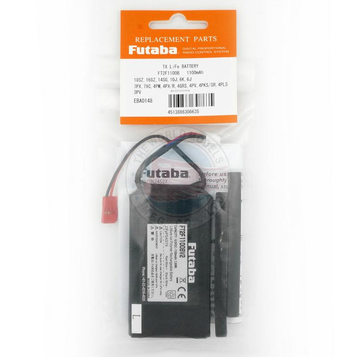 Futaba Life Battery 2S 6.6V 1100Mah