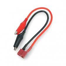 Deans Male Device To Alligator Clips Adapter Plug