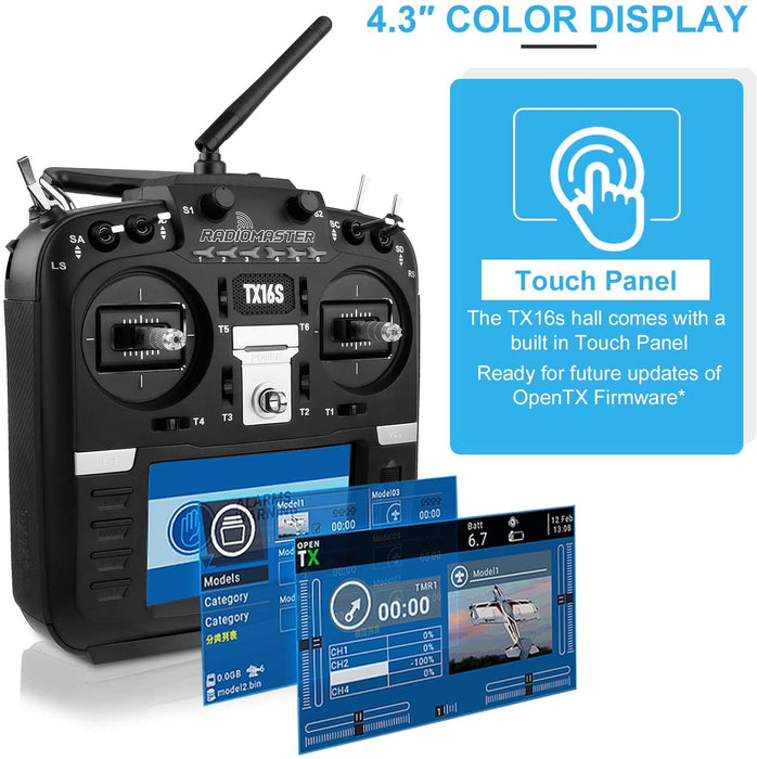 Radio Master Tx16S Radio 16Ch Open Transmitter Masterfire Combo
