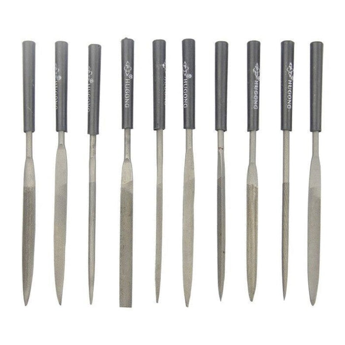 Hugong 10Pcs Precision Needle File Set