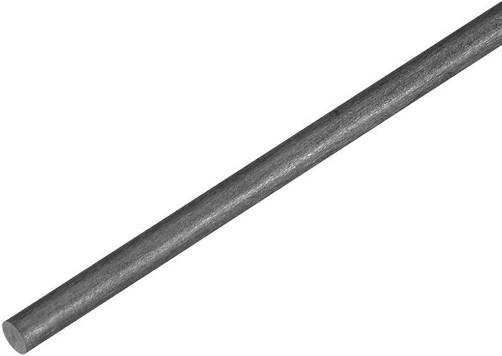 Carbon Fibre Rod (Solid) 1.2mm x 1000mm(PACK OF 5)