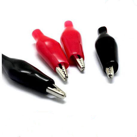 Alligator (Crocodile) Clip Red + Black 1-pair