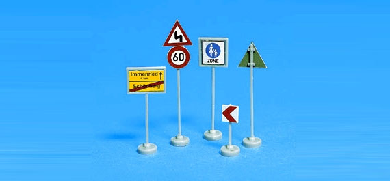 Noch  60521 Traffic Sign Ho Scale