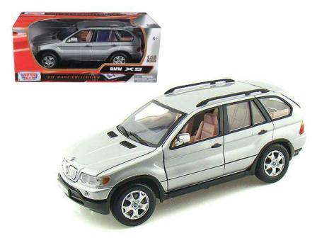 New Motormax-BMW X5 Silver 1-18