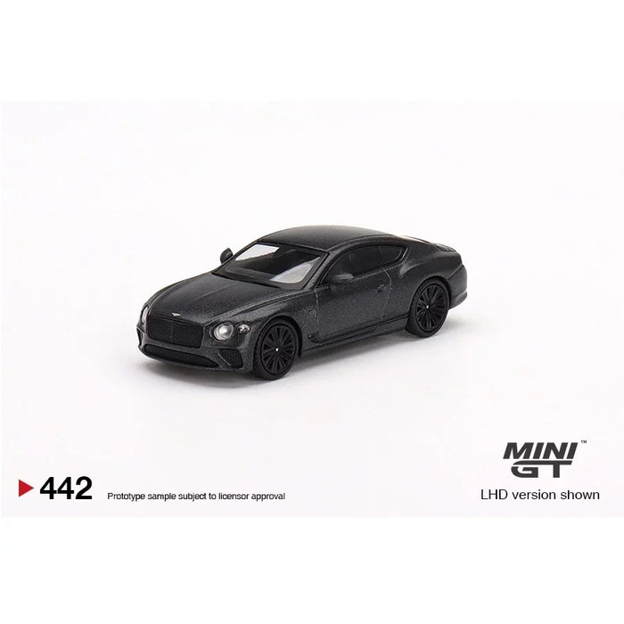 MINI GT Bentley Continental GT Speed Anthracite Satin 1:64 Scale Diecast Car