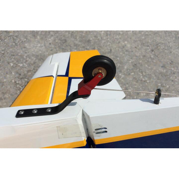 V2 Cnc Alloy & Cf Tail Wheel Assembly 50-70Cc (Kuzkagc108)