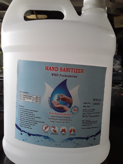 Hand Sanitizer - 5 Ltr