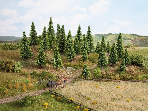 Noch  26827 Spruce Trees Ho Scale