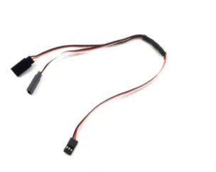 Y CONNECTOR- 1JR Male To 2 Futaba Female Y Type Servo Extension Wire(300Mm)