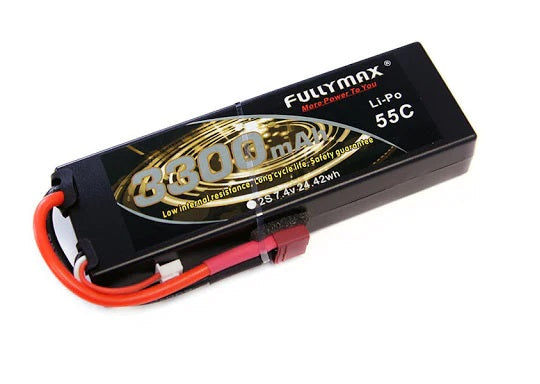 LIPO 7.4V 3300MAH 55C 2S FULLYMAX BATTERY