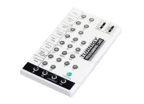 TURNIGY PROGRAMMING CARD