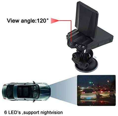 25 INCH CAR LED VIDEO CAM RECORDER 270 DEGREE