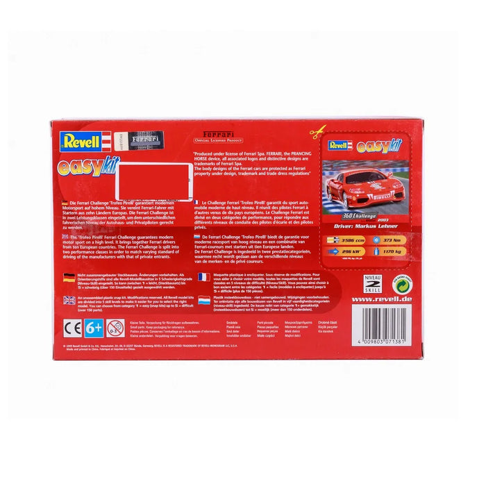 Revell Easykit 360 Challenge Markus Lehner 2003 1:32 Scale 07138 (Officially Licensed Ferrari)