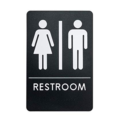9X6 REST ROOM SIGN