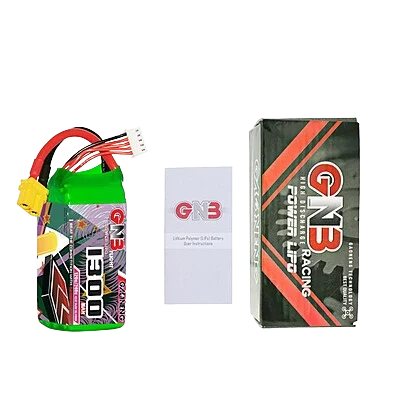 GNB 1300MAH 4S1P 14.8V 120C LIPO BATTERY