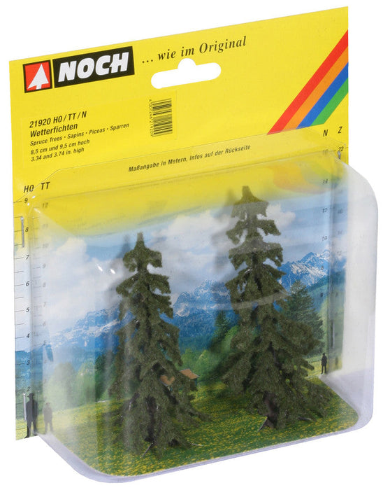 NOCH 21920 SPRUCE TREES HO SCALE