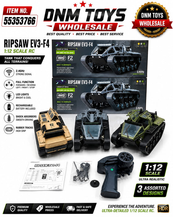 Ripsaw EV3-F4 1:12 Scale RC All-Terrain High-Speed Tank