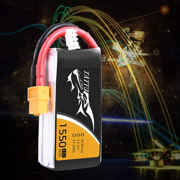 Lipo 11.1V 1550Mah 3S 35C Tattu Battery