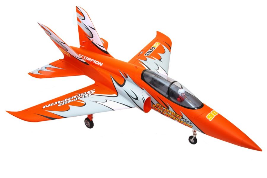 Fms 900Mm Super Scorpion Orange Pnp
