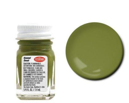 Enamel 1/4 Oz Flat Green
