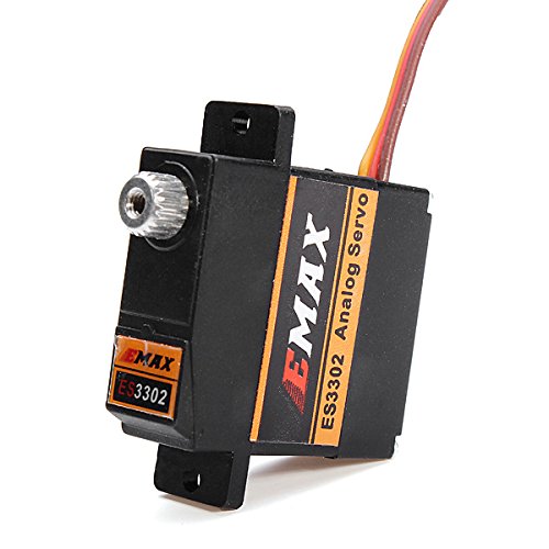 EMAX ES3302 12.4g Mini Metal Gear Analog Servo For RC Airplane Glider- (Original)