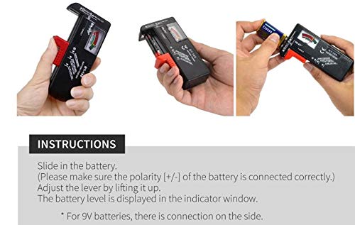 Battery Tester Checker 2Pk-2 Battery Tester Monitors For Aa,Aaa