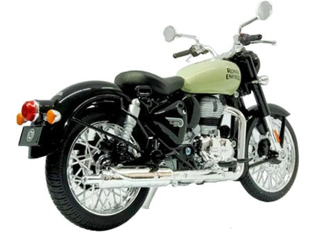 Maisto Royal Enfield Classic 350 Redditch Green colour Diecast  1/12
